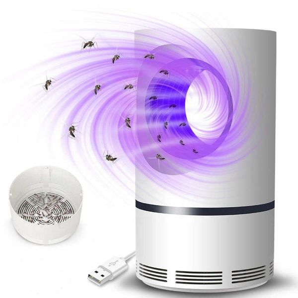 ASPIRATORE ZANZARE LED USB ANTIZANZARE ZANZARIERA NEW MODEL 2021